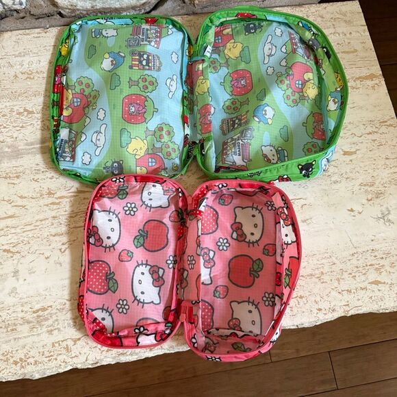 Baggu x Hello Kitty and friends packing cubes set of 2 different sizes - Picture 6 of 10